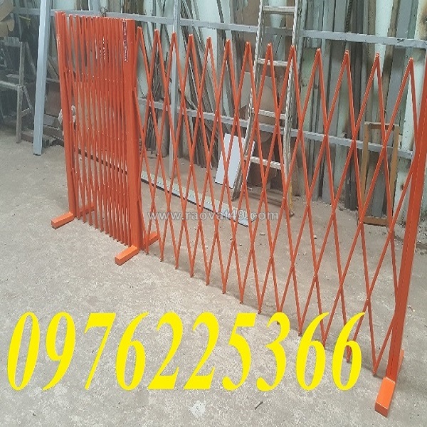Hàng rào xếp kéo tay tại hà nội