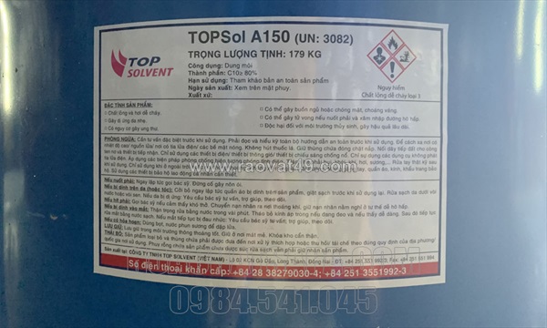 Hóa chất a 150 kocosol 150, solvesso a150 - https:/marketchem.net