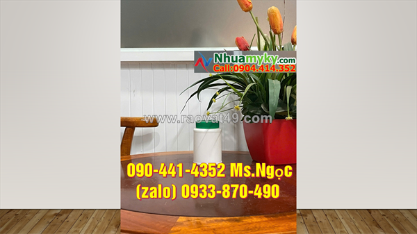 Hủ nhựa 0.5 ký đựng thành phần dinh dưỡng, hủ nhựa 250g đựng sáp vuốt tóc