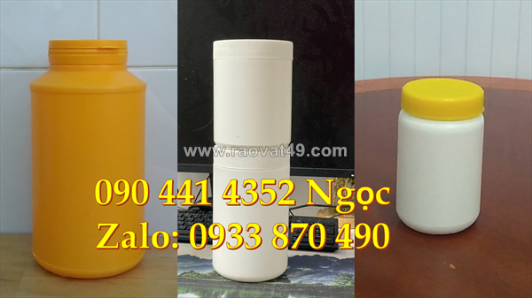 Hủ nhựa 2 ký đựng màu nước, hủ nhựa 1 ký đựng sơn, dầu, gel, chất chống dính