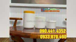 Hủ nhựa 250g đựng hạt điều, hủ nhựa 500g đựng si rô trái cây, hủ nhựa 1 ký đựng sữa bột