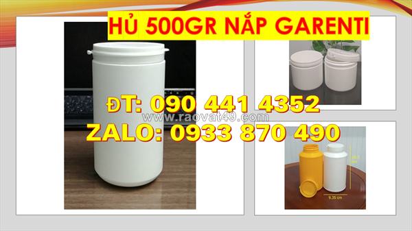 Hủ nhựa 500g vuông, hủ nhựa 1 ký nắp vặn, hủ nhựa 1.5 ký cao, hủ nhựa 2 ký quai nắp đỏ
