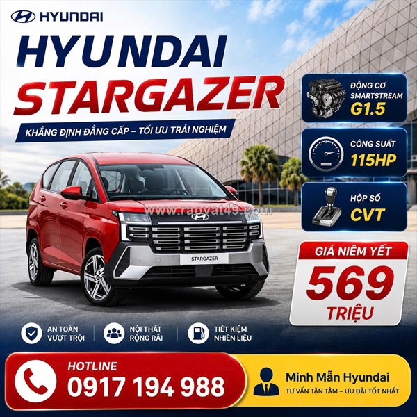 Hyundai new stargazer – mpv gia đình hot nhất phân khúc