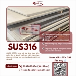 Inox sus316 nhập khẩu chính ngạch: giải pháp kháng ăn mòn toàn diện dạng tấm, cuộn, ống, láp – lá chắn vàng cho các siêu dự án