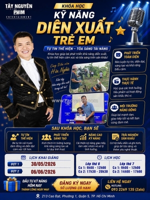 Khóa học diễn viên cho bé hè 2026