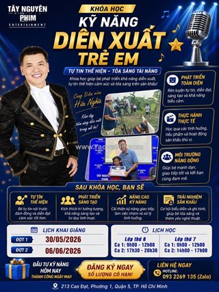 Khóa học diễn viên cho bé hè 2026
