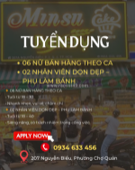 [làm ngay, ko cần kn] 8 nv bán hàng q5