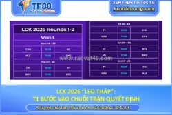 Lck 2026 “leo tháp”: t1 bước vào chuỗi trận quyết định