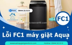Lỗi fc1 máy giặt aqua có nghiêm trọng không? cách kiểm tra nhanh