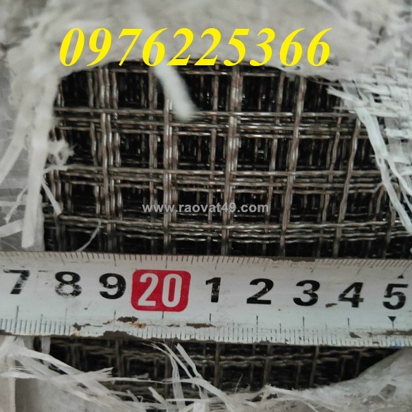 Lưới đan inox 304 mắt vuông 5x5, 8x8, 10x10, 15x15, 20x20