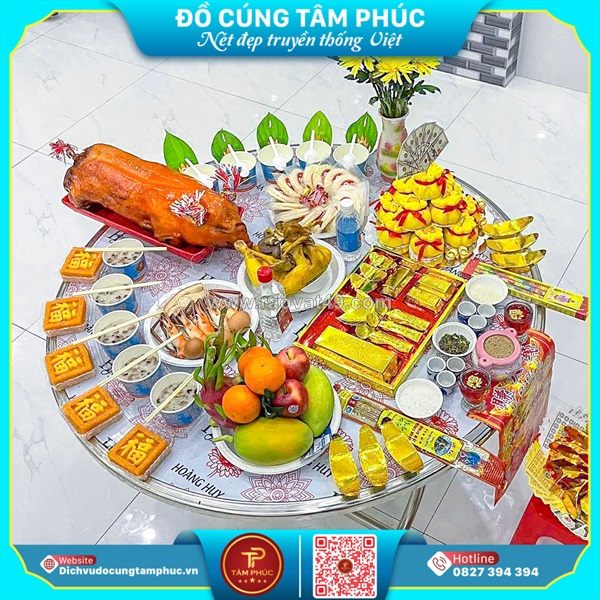 Mâm cúng động thổ trọn gói - chu đáo từ tâm, khởi công may mắn