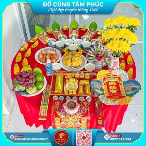 Mâm cúng khai trương tâm phúc – trọn tâm, trọn lễ