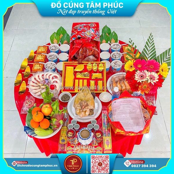 Mâm cúng khai trương tâm phúc – trọn tâm, trọn lễ