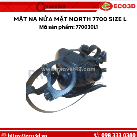 Mặt nạ nửa mặt north 7700 size l chính hãng – giải pháp bảo vệ hô hấp hiệu quả