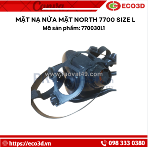 Mặt nạ nửa mặt north 7700 size l honeywell chính hãng, chất lượng cao