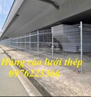 Mẫu hàng rào lưới thép mạ kẽm