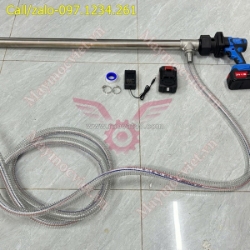 Máy bơm hóa chất chạy pin turbo tbb1000 giá rẻ