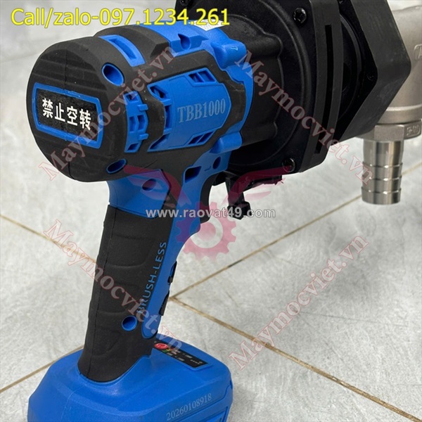 Máy bơm hóa chất chạy pin turbo tbb1000 giá rẻ