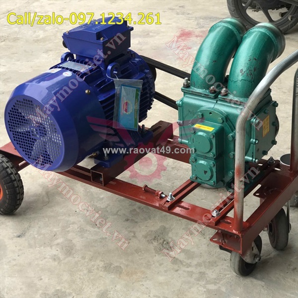 Máy bơm hút bùn, chất thải 2 đầu, 11 kw, phi 100 turbo tb1011 giá rẻ