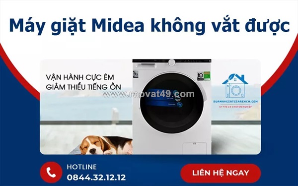 Máy giặt midea không vắt được - nguyên nhân và cách khắc phục hiệu quả