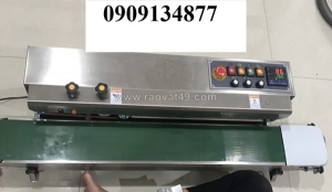 Máy hàn miệng túi cà phê có in date frd1000, máy hàn miệng túi nilong, túi nhôm, túi bạc, túi giấy có đóng hạn sử dụng