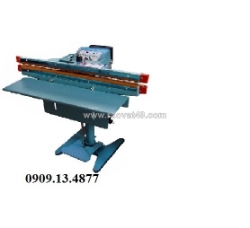 Máy hàn miệng túi dập chân thanh đồng pfs 450, pfs 650, máy hàn miệng túi pe, máy hàn miệng túi nhôm