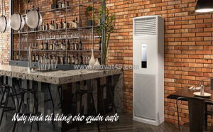 Máy lạnh tủ đứng cho quán cafe vừa mang lại tính sang trọng và thẩm mỹ, vừa tiết kiệm điện