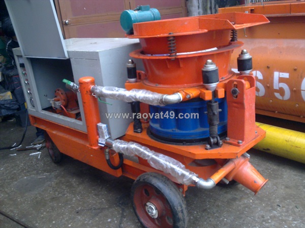 Máy phun vẩy bê tông, phụ kiện có sẵn