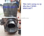 Máy tách xương cá thác lác, máy ép chả cá tự động, máy ép lọc tách xương cá da cá cr300