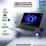 Máy tính xách tay lenovo loq 15irx10 83je00pevn (intel core i7-13650hx | rtx 5050 8gb gddr7 | 15.6 inch fhd | 16gb | 512gb | windows 11 home | xám)