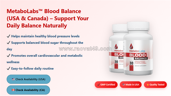 Metabolabs blood balance review usa & canada – sustainable metabolic aid