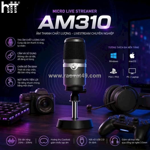 Micro live streamer 𝐀𝐯𝐞𝐫𝐦𝐞𝐝𝐢𝐚 𝐀𝐌𝟑𝟏𝟎