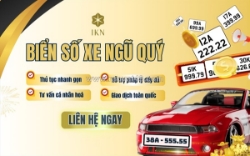 Mua biển số xe ngũ quý đẹp, hợp phong thủy, pháp lý rõ ràng tại ikn