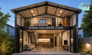 Nhà việt group – đơn vị thi công mẫu nhà tiền chế có gác lửng uy tín, tối ưu chi phí