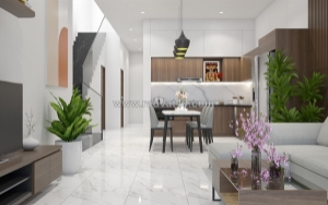 Những mẫu tủ bếp có bàn thờ ông táo giúp tối ưu không gian bếp