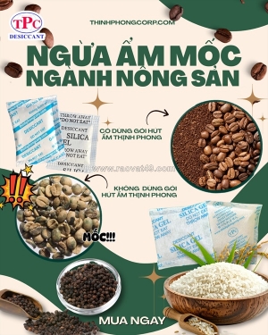 Nông sản đi xa có cần gói hút ẩm để tránh mốc?
