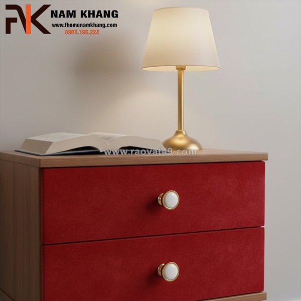 Núm nắm tủ sứ nhỏ gọn nhưng đầy cuốn hút