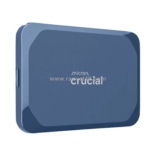 Ổ cứng gắn ngoài ssd crucial 4tb x10, usb-c 3.2 gen 2 2x2 (20gb/s), 2100/2100mb/s, xanh (ct4000x10ssd9)