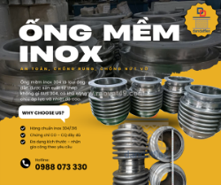 Ống mềm inox bọc lưới | ống mềm thủy lực inox 304 giá tốt