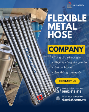 Ống mềm inox công nghiệp chịu nhiệt, chống rung hiệu quả