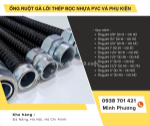 Ống ruột gà lõi thép bọc nhựa pvc và phụ kiện ống kẽm giá tốt sẵn kho đà nẵng