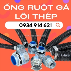 Ống ruột gà lõi thép / ống kẽm đàn hồi phi 25 (1