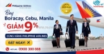 Philippine airlines ưu đãi hè 2026 – giảm ngay 9%