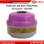 Phin lọc khí độc 75scp100l north – lọc khí độc, hơi acid chuẩn p100