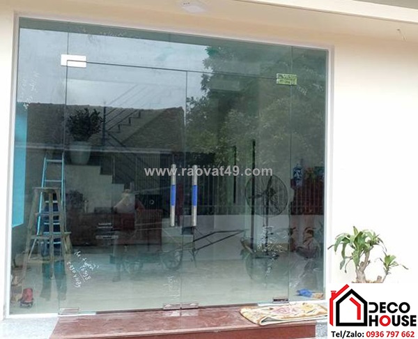 Quy trình lắp cửa kính cường lực tại hoàng mai chuyên nghiệp từ a-z