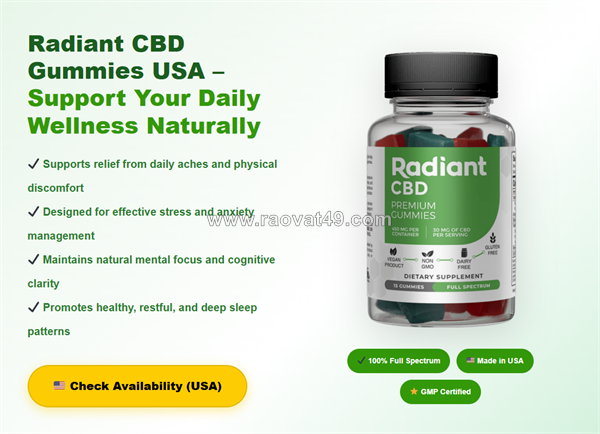 Radiant cbd gummies review – practical calm support