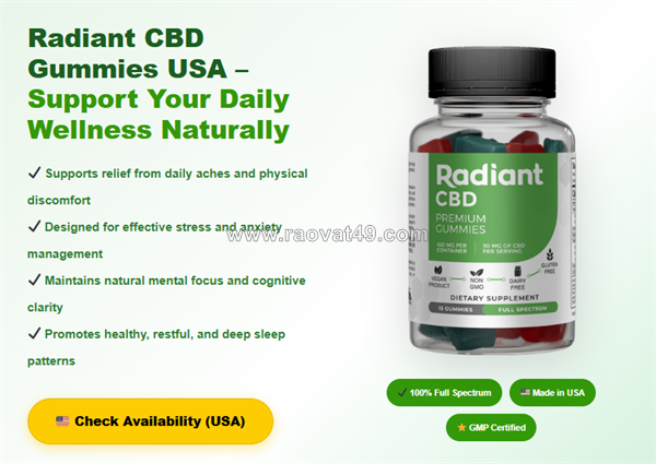 Radiant cbd gummies review usa –  2026