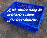 Sọt nhựa chứa rau củ ở cửa hàng tiện ích, sóng nhựa rỗng, sọt cao 15 tại long biên