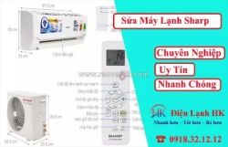 Sửa máy lạnh sharp uy tín tại nhà - thợ giỏi, có mặt nhanh