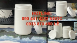 Sx hủ nhựa 2 ký đựng bánh kẹo, hủ nhựa 1000g nắp garenti, hủ nhựa 500g đựng bột ăn dặm